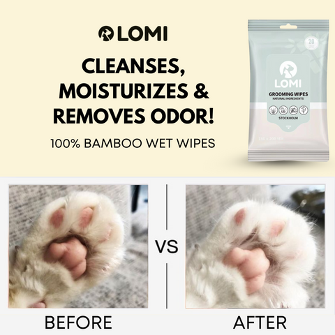 Aloe Vera & Chamomile wet wipes for Dog & Cat - Mini