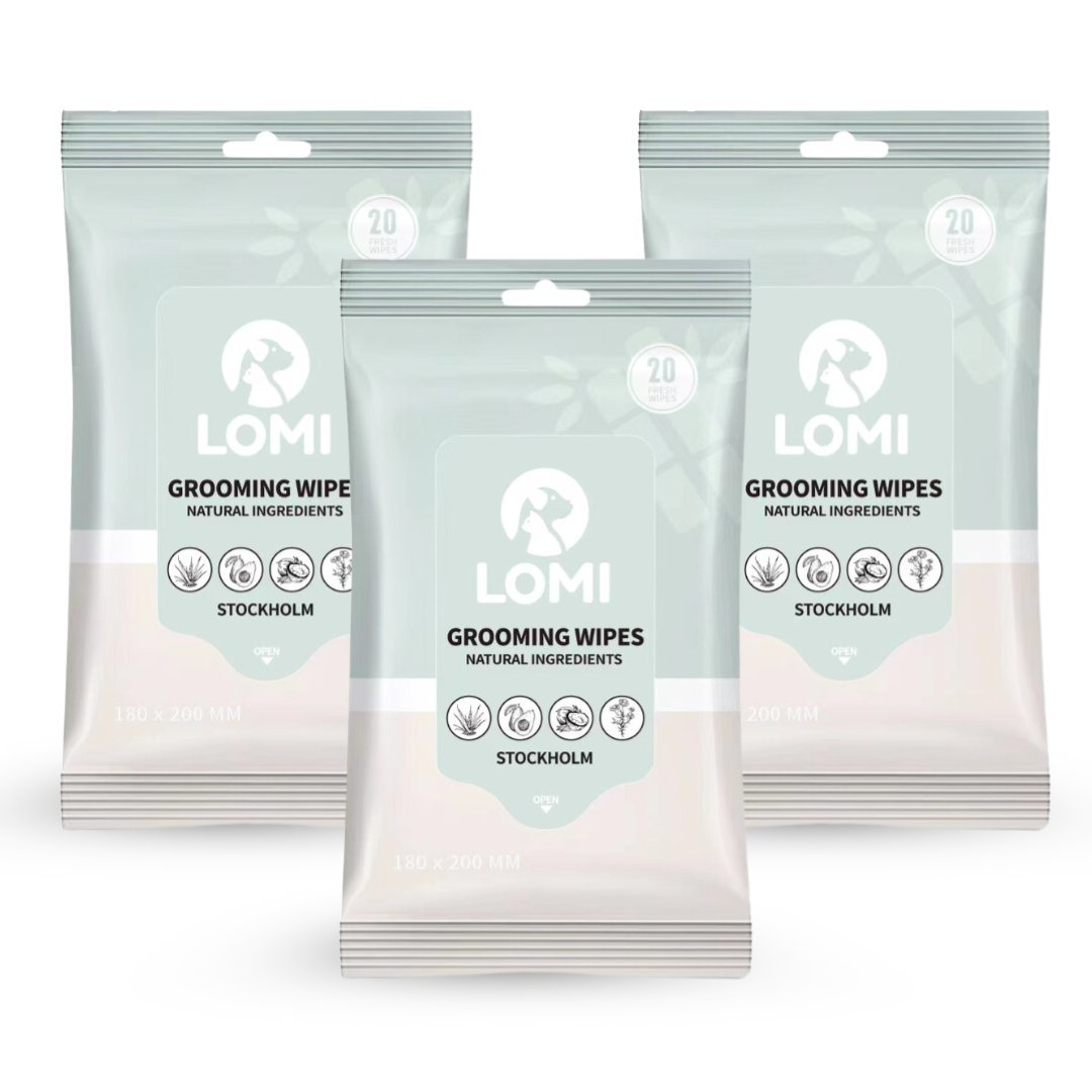 Aloe Vera & Chamomile wet wipes for Dogs & Cats - Premium Size