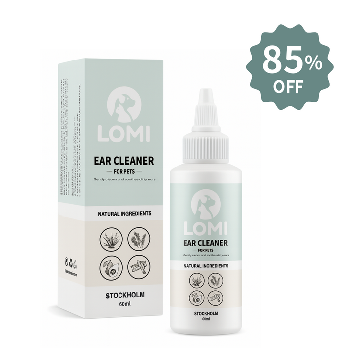 Natural ear cleaner for dogs and cats 