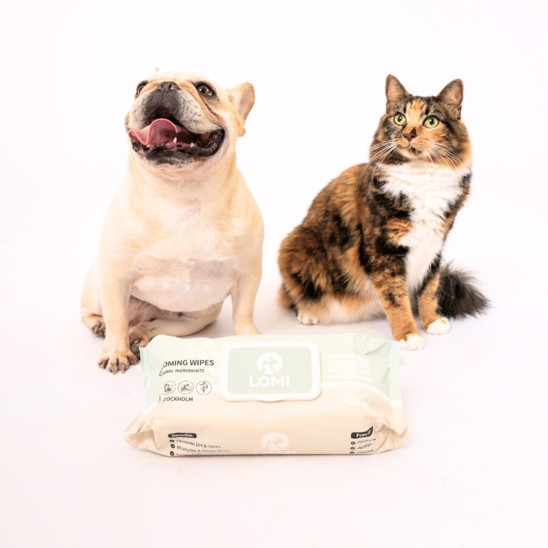 Aloe Vera Chamomile wet wipes for Dogs Cats Premium